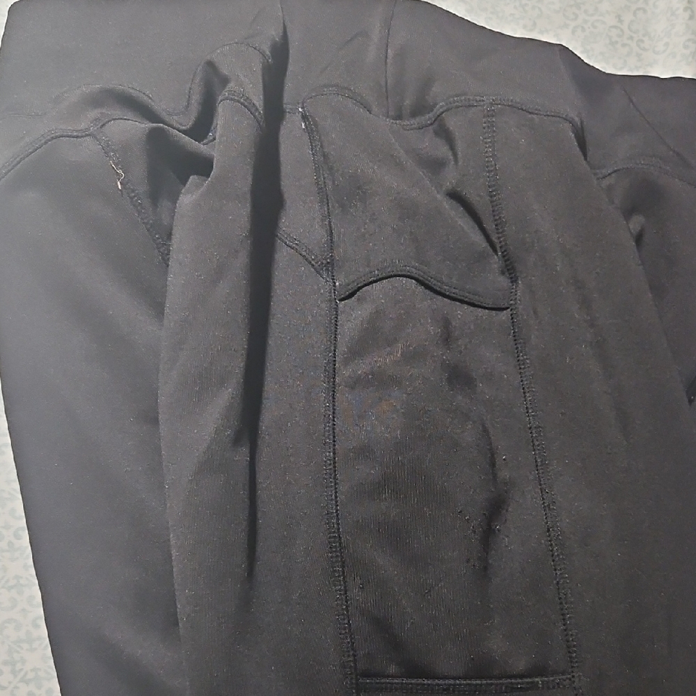 POP Fit Black Leggings with Pocket Panel